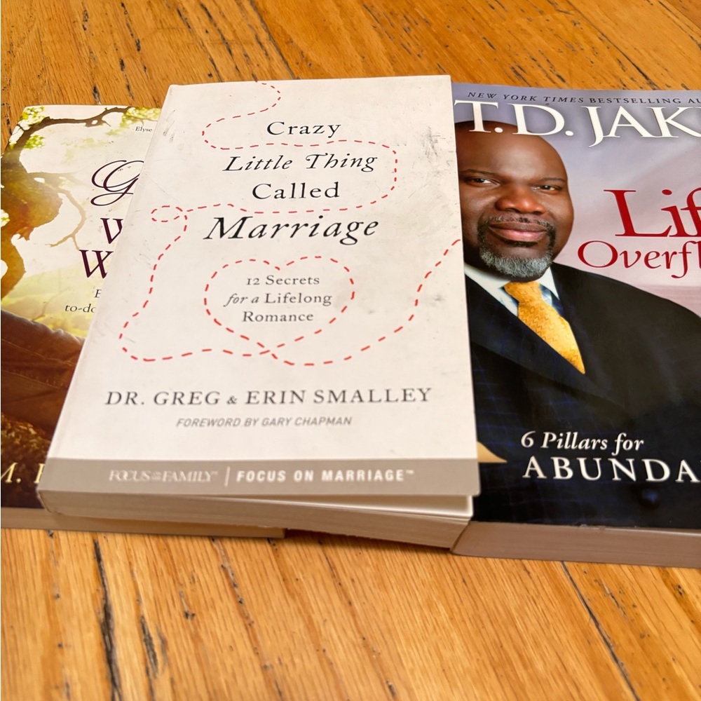ALL 3 MARRIAGE BOOKS FOR SALE $12 for 3